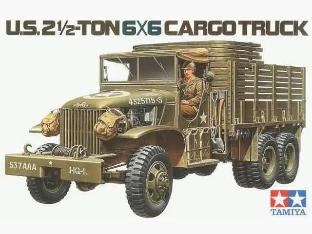 Tamiya 1:35 U.S. 2 1/2 Ton 6X6 Cargo Truck - modelbouw Hete Deal