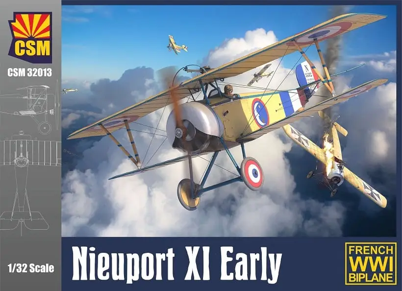 Snelle Levering Copper State Models 1:32 Nieuport Xi Early #32013 bouwdoos