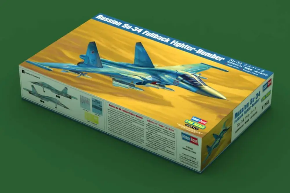 Express Levering Hobbyboss 1:48 RUSSIAN SU-34 FIGHTER BOMBER - modelbouw
