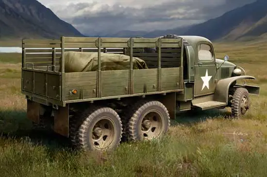 Lage Prijs Hobbyboss 1:35 Us Gmc Cckw 352 Wood Cargo - modelbouw