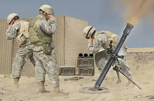 Koopje Hobbyboss 1:3 M252 Mortar - modelbouw