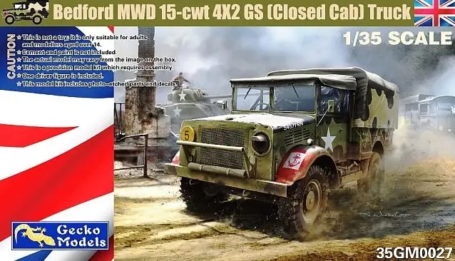 Gecko Models 1:35 Bedford Mwd 15-Cwt 4X2 Gs Closed Cab Truck - modelbouw Beste Prijs