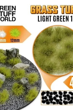 Green Stuff World Grass Tufts 12Mm Xl Light Green - modelbouw Meest Verkocht
