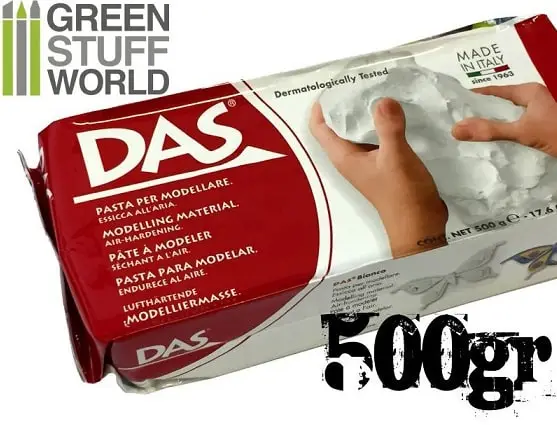 Green Stuff World Das Modelling Clay - White - modelbouw Favoriet
