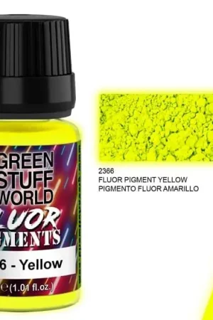 Green Stuff World Fluor Pigments - Yellow - modelbouw Must-Have