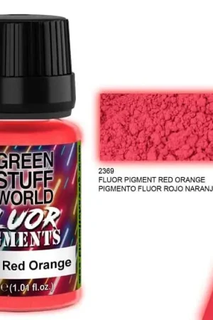 Green Stuff World Fluor Pigments - Red Orange - modelbouw Voordeelprijs