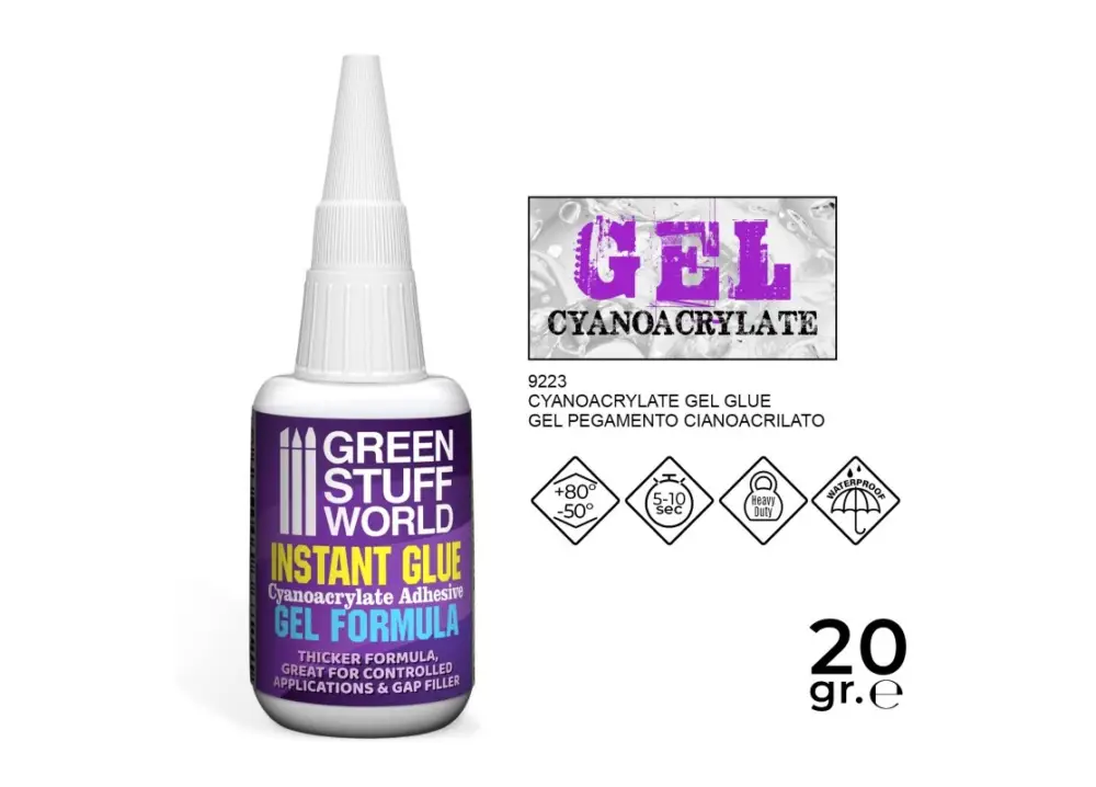 Voordeelprijs Green stuff world GEL GLUE CYANOACRYLATE 20GR - modelbouw