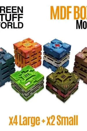 Beperkt Aanbod Green Stuff World Mdf Boxes - Modern - modelbouw
