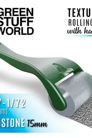 Uitverkoop Green Stuff World Rolling Pin With Handle - Flagstone 15Mm - modelbouw