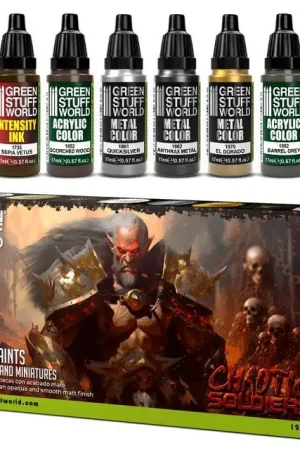 Beste Prijs Green Stuff World Paint Set - Chaotic Soldiers - modelbouw