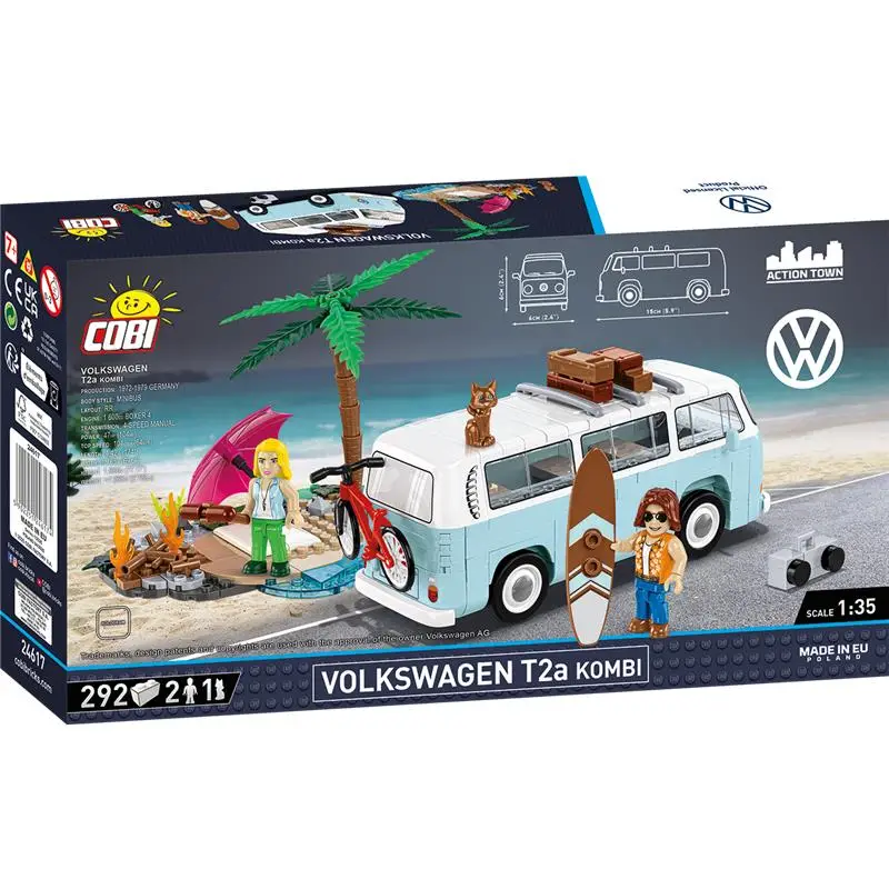 Cobi 1:35 VOLKSWAGEN T2A KOMBI - modelbouw Actieprijs