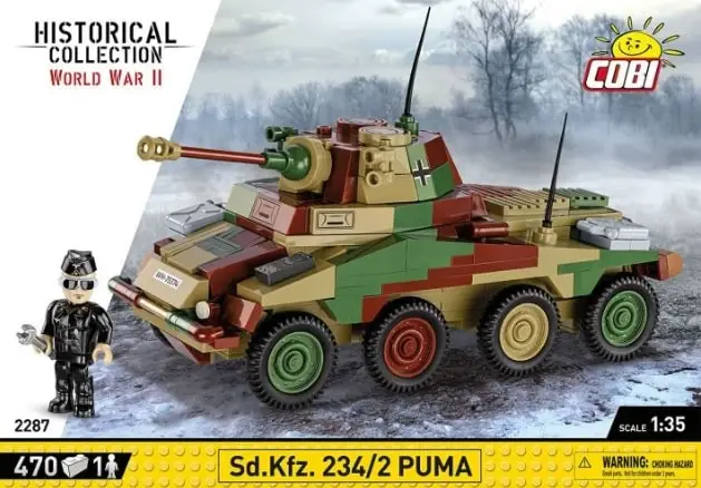 Alleen Vandaag Cobi SD.KFZ. 234/2 PUMA - modelbouw