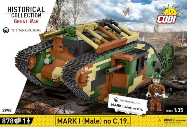 Cobi 1:35 MARK I MALE NO C.19 - modelbouw Beperkte Voorraad