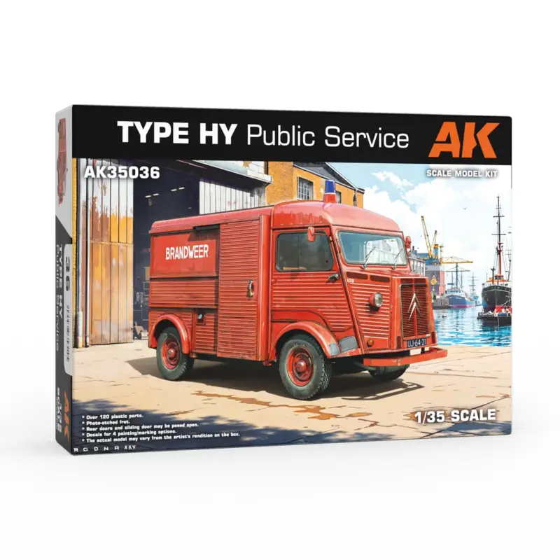 Hoge Kwaliteit Ak interactive 1:35 TYPE HY PUBLIC SERVICE - modelbouw