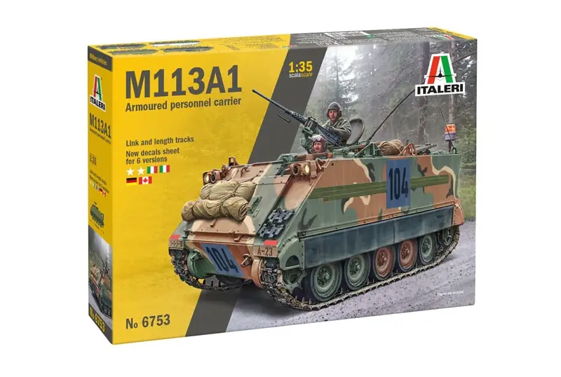 Laatste Versie Italeri 1:35 M113 #ITA-6753 bouwdoos