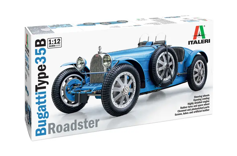Tijdelijk Beschikbaar Italeri 1:12 Bugatti Roadster/Monte Carlo #ITA-4713