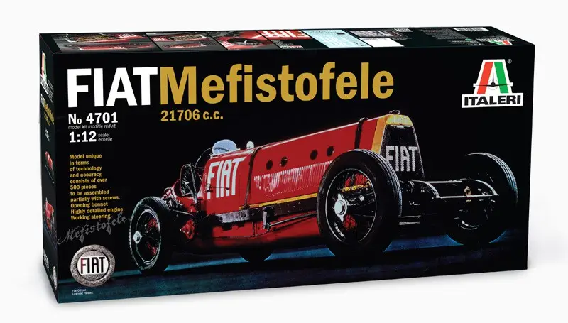 Superprijs Italeri 1:12 Fiat Mefistofele 21706 C.C.1923-25 #4701