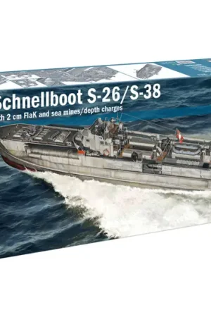 Italeri 1:35 Schnellboot S-26/S-38 #5625 bouwdoos Laatste Versie