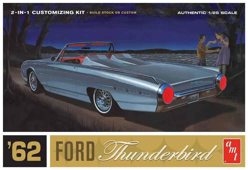 Nieuw Amt 1:25 1962 Ford Thunderbird - modelbouw