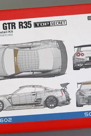Hobby design 1:24 NISSAN GTR R35 TOP SECRET - modelbouw Direct Verzonden