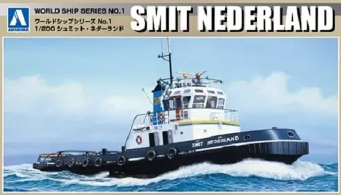 Direct Beschikbaar Aoshima 1:200 Tag Boat Smit Nederland #AO05343 bouwdoos