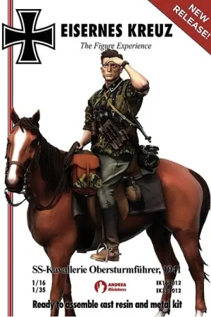 Andrea Miniatures 1:16 Kavallerie Obersturmfuhrer 1941 #16F012 Shop Nu