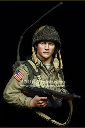 Young Miniatures 1:10 Us Airborne Radio Operator Carentan - modelbouw Koopje