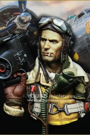 Laatste Kans Young Miniatures 1:10 B-17 Crew With K20 Camera - modelbouw