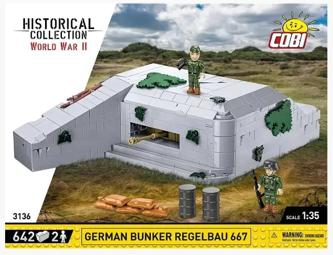 Cobi 1:35 GERMAN BUNKER REGELBAU 667 - modelbouw Nieuw
