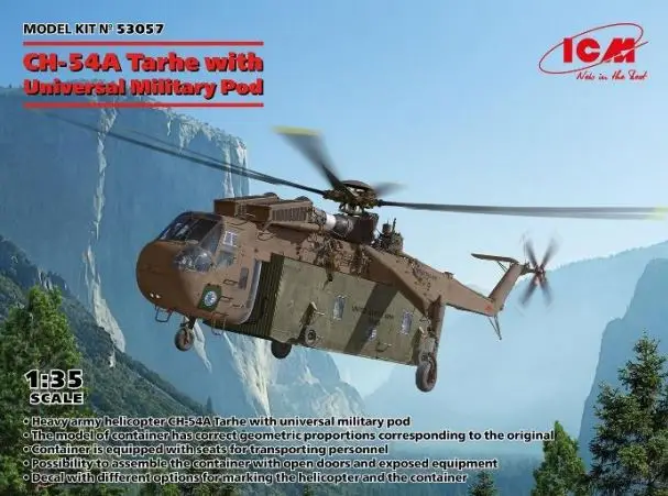 Bestseller Icm 1:35 Ch-54A Tarhe W/ Universal Military Pod - modelbouw