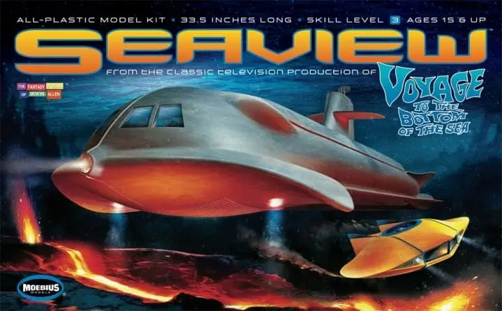 Moebius 1:128 Seaview - Voyage To The Bottom Of Sea - modelbouw Lage Kosten