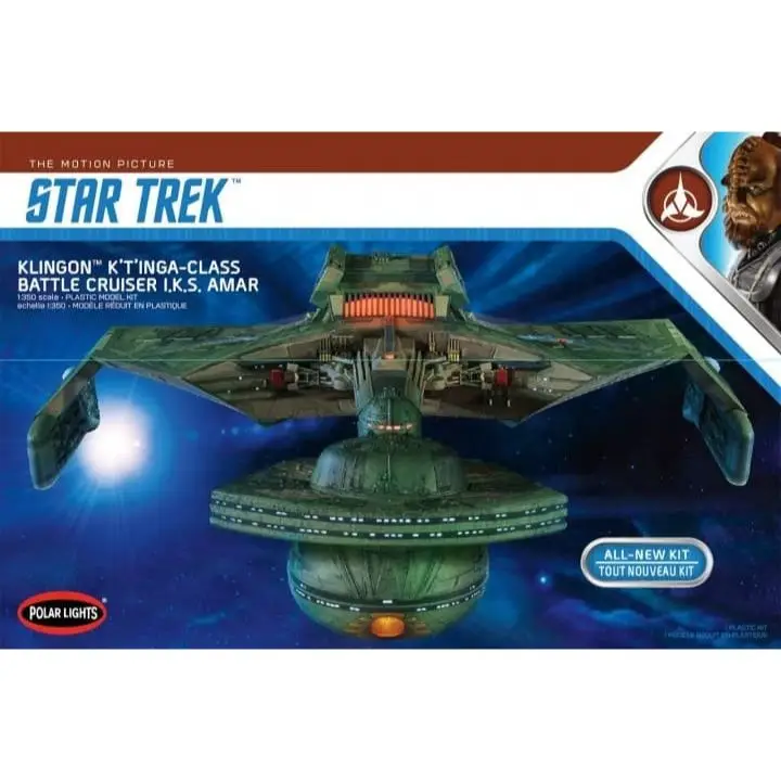 Fabrieksprijs Polar Lights 1:350 Star Trek Klingon K'T'Inga-Class - modelbouw