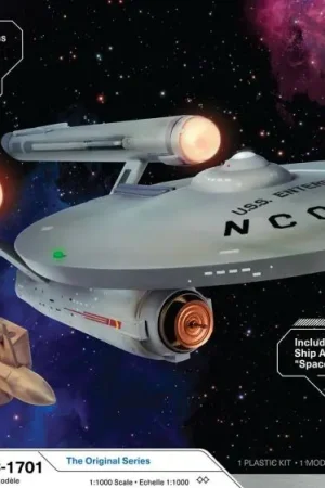 Must-Have Polar Lights 1:1000 Star Trek: The Original Series Uss Enterprise Ncc-1701 (Snap) - modelbouw