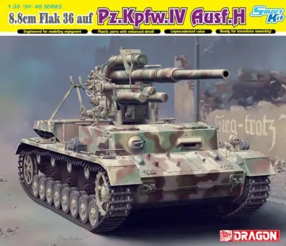 Snelle Levering Dragon 1:35 Panzer Iv Ausf H With 88Mm Flak 36 - modelbouw