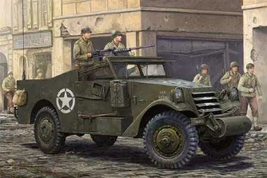 Gratis Retour Hobbyboss 1:35 M3A1 Scout Car White - modelbouw
