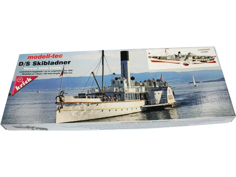 Turkmodel 1:60 Skibladner '' Paddle Steamer '' - modelbouw Laatste Kans
