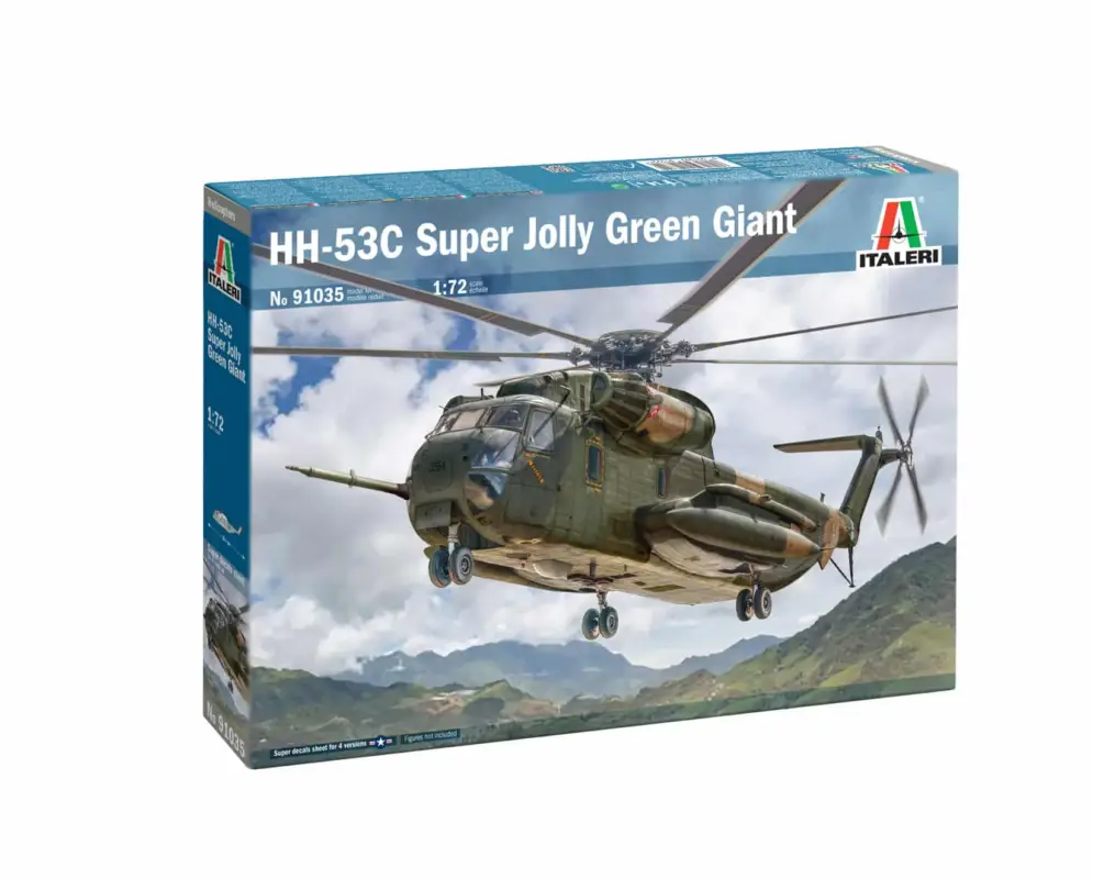 Goedkoop Italeri 1:72 HH-53C Jolly Green Giant - modelbouw
