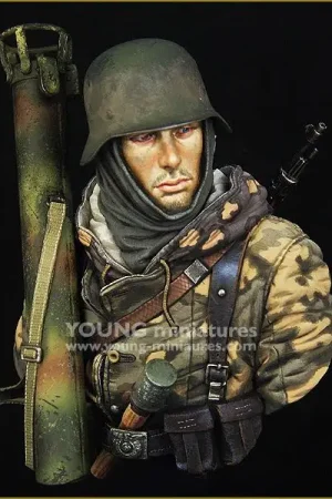 Laatste Kans Young Miniatures 1:10 German Waffen Ss Panzerschreck - modelbouw