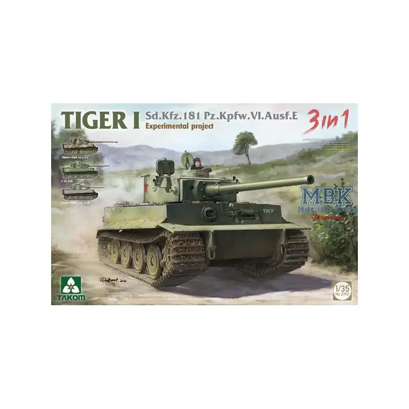 Tiger I Sd.Kfz.181 Pz.Kpfw. VI Ausf.E Experimental Schaalmodel Direct Beschikbaar