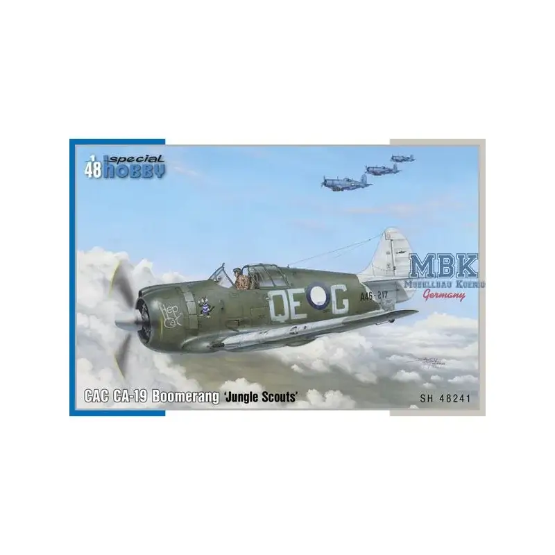 CAC CA-19 Boomerang "Jungle Scouts" Schaalmodel Laatste Versie