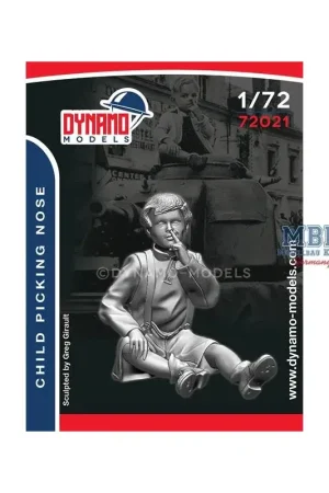 Populair Little Boy Picking Nose 1:72 Figuren