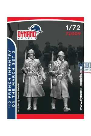 Laatste Kans French Infantry On The March - 3 - 1:72 Figuren