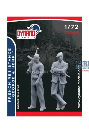 French Resistance Set - George & Henri 1:72 Figuren Finale Uitverkoop