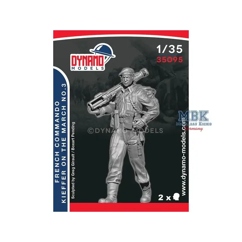Laatste Kans French Commando Kieffer Marching No.3 Figuren