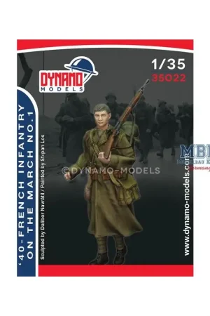 1940 - French infantry on the march 1 Figuren Fabrieksprijs
