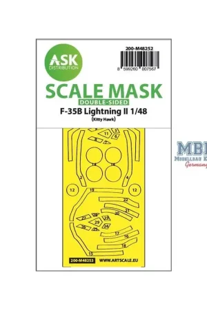 Meest Verkocht F-35B Lightning II double-sided mask (Kitty Hawk)
