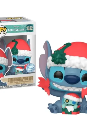 Speciale Aanbieding LILO & STITCH - POP Disney N° 1522 - Stitch unwrapping gift Pop figur