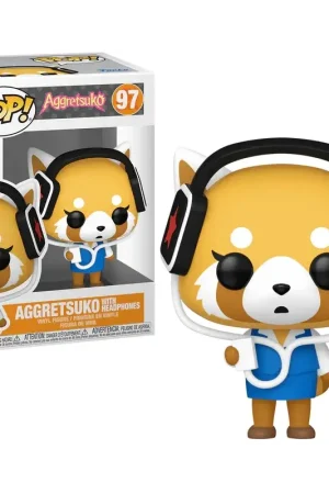 Laatste Versie AGGRETSUKO - POP Sanrio No. 97 - Aggretsuko With Headphones Pop figur