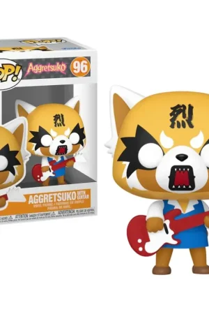 Beste Prijs AGGRETSUKO - POP Sanrio N° 96 - Aggretsuko With Guitar Pop figur