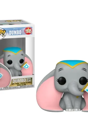Beperkt Aanbod DUMBO - POP Disney N° 1535 - Dumbo with flag Pop figur